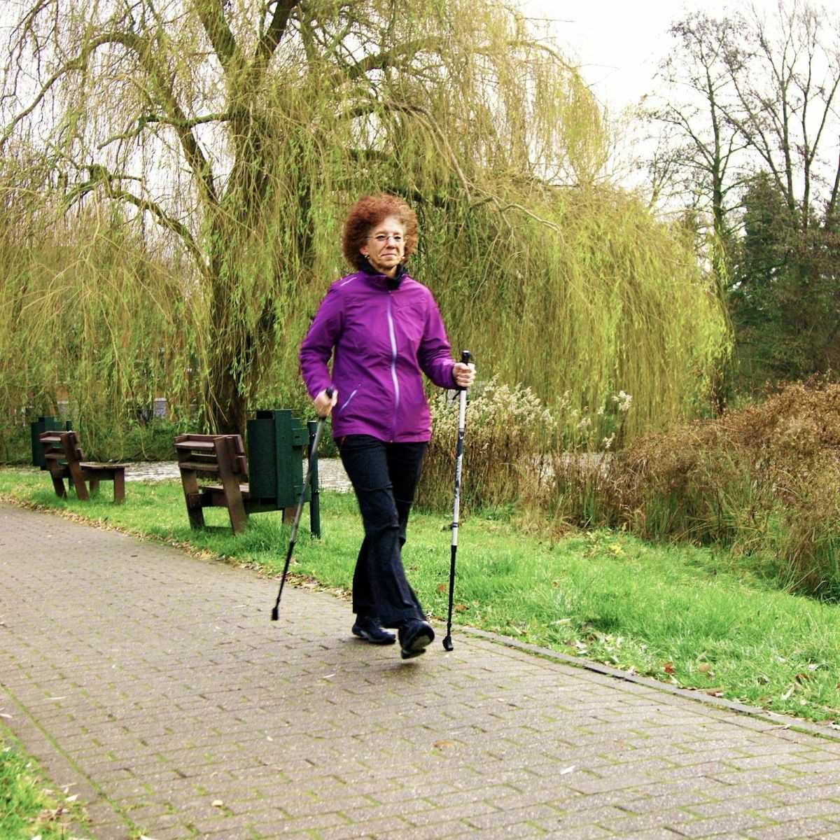 Ėjimo lazdos - NORDIC WALKING, 84-140 cm