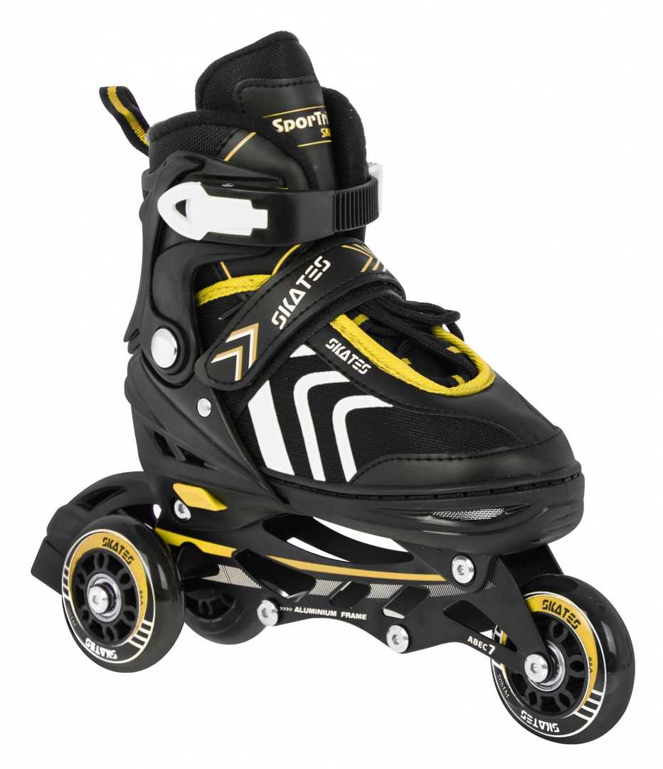 Transformuojami riedučiai - Sport Trike, 39-43, geltonas