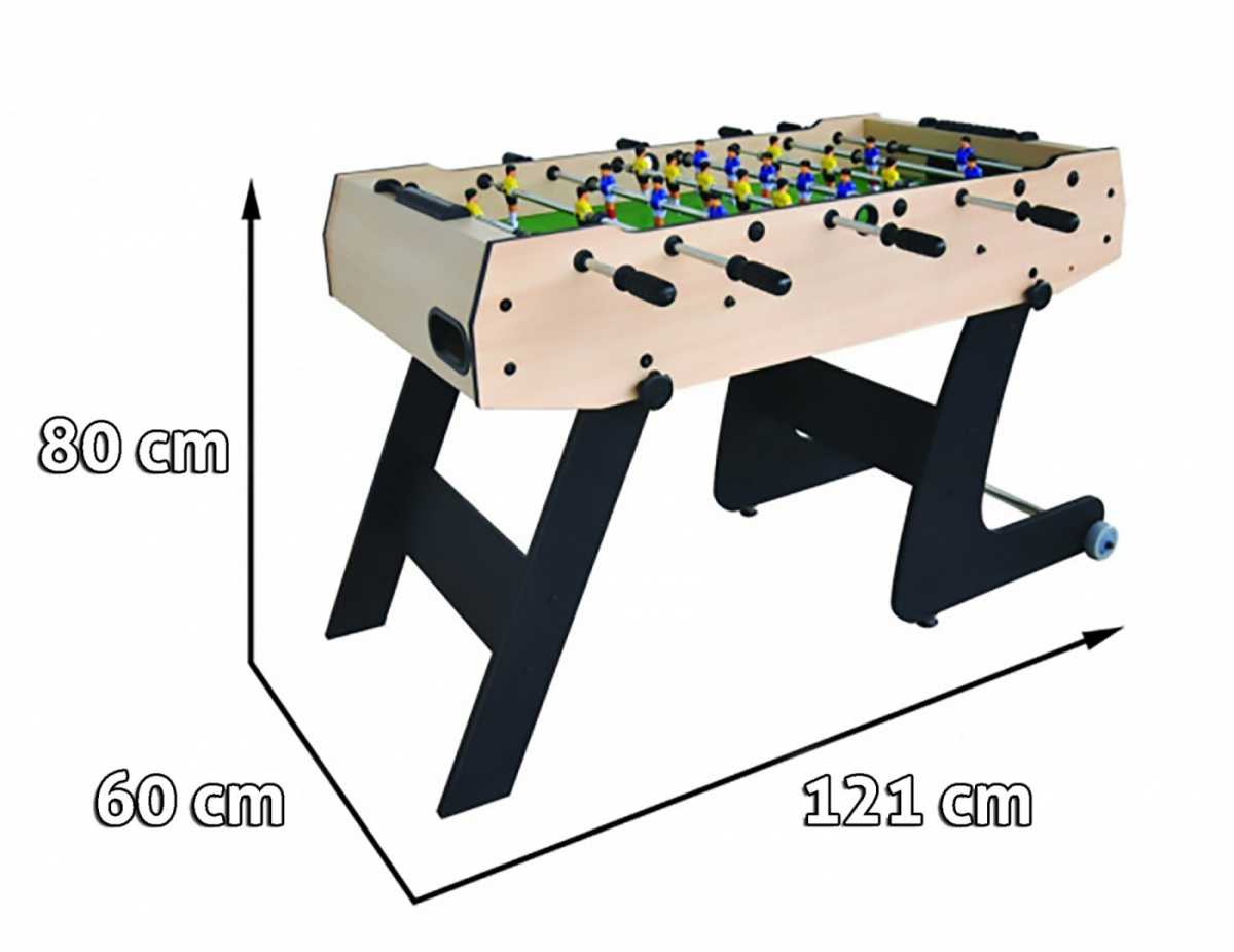Stalo futbolo žaidimas 121x60x80 cm.