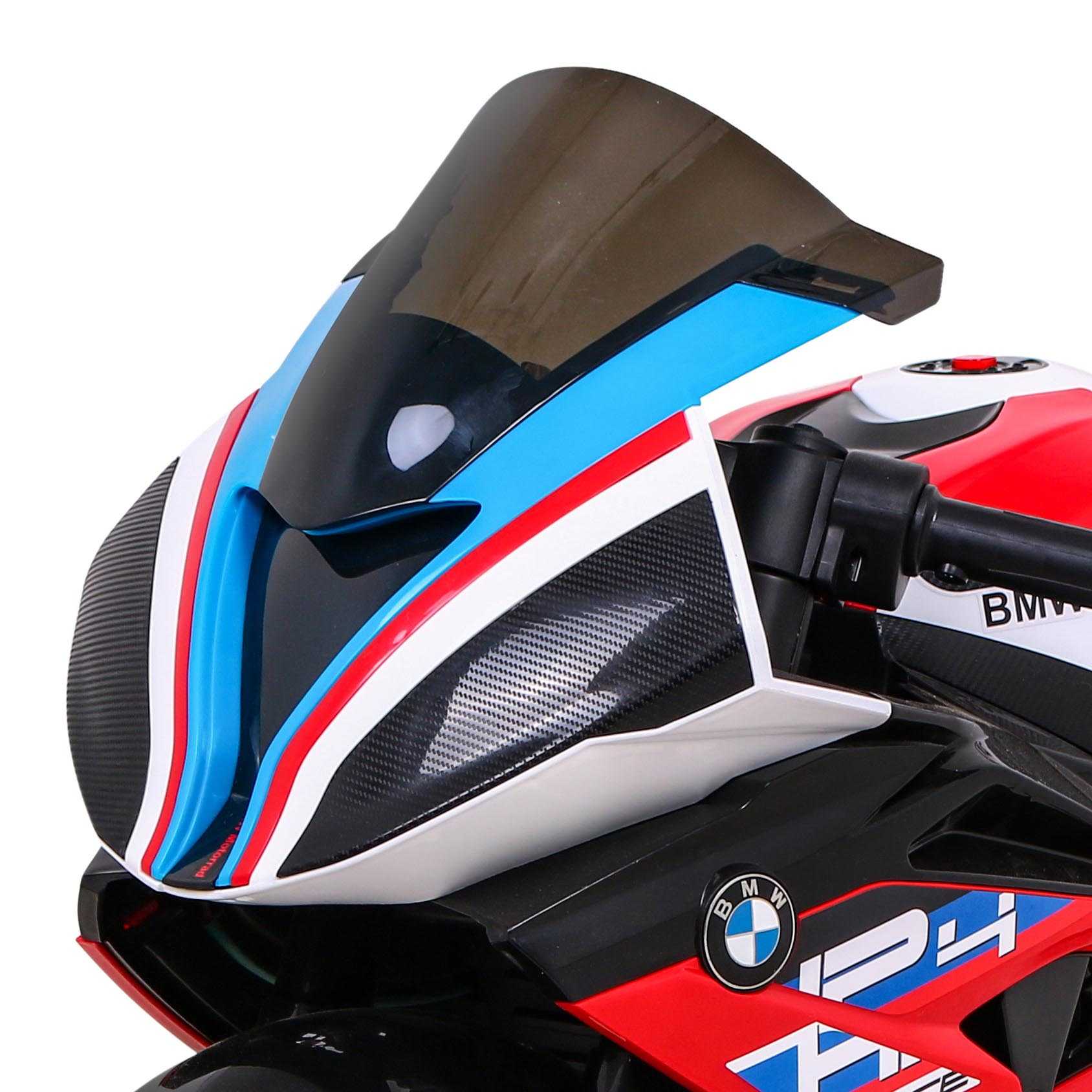 Vaikiškas elektrinis motociklas - BMW HP4, raudonas