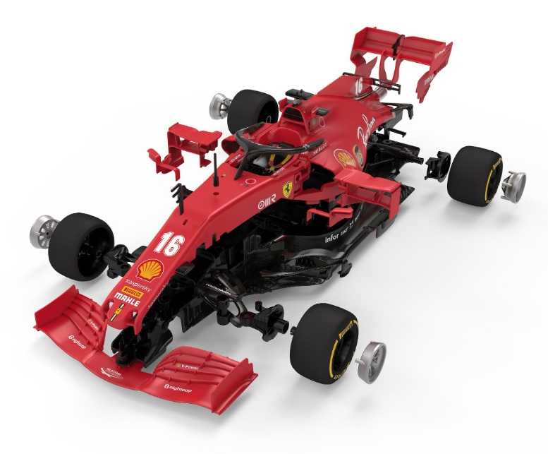 Nuotoliniu būdu valdomas automobilis Ferrari SF1000 , 1:16, raudonas