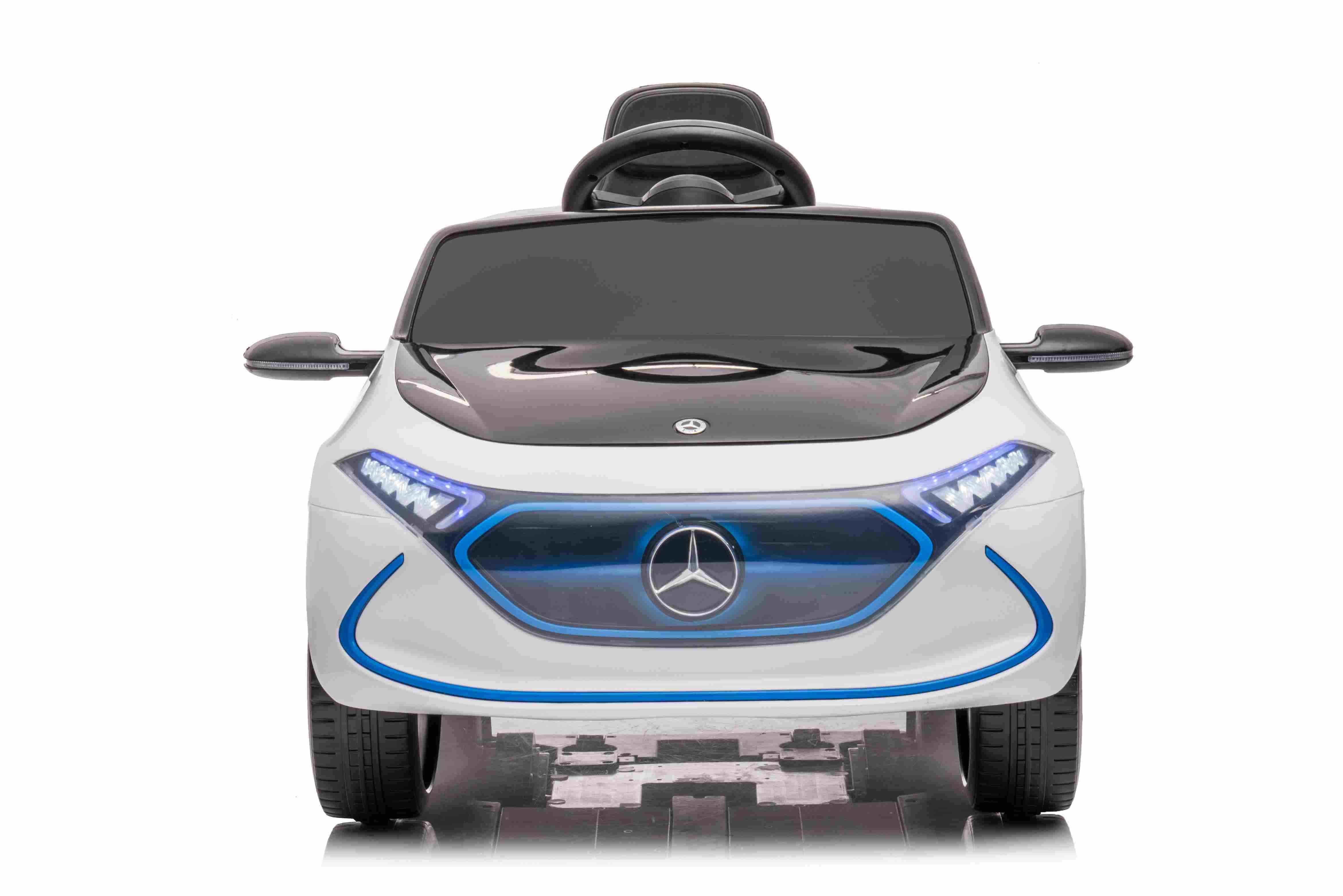 Vienvietis elektromobilis Mercedes Benz AMG EQA, baltas