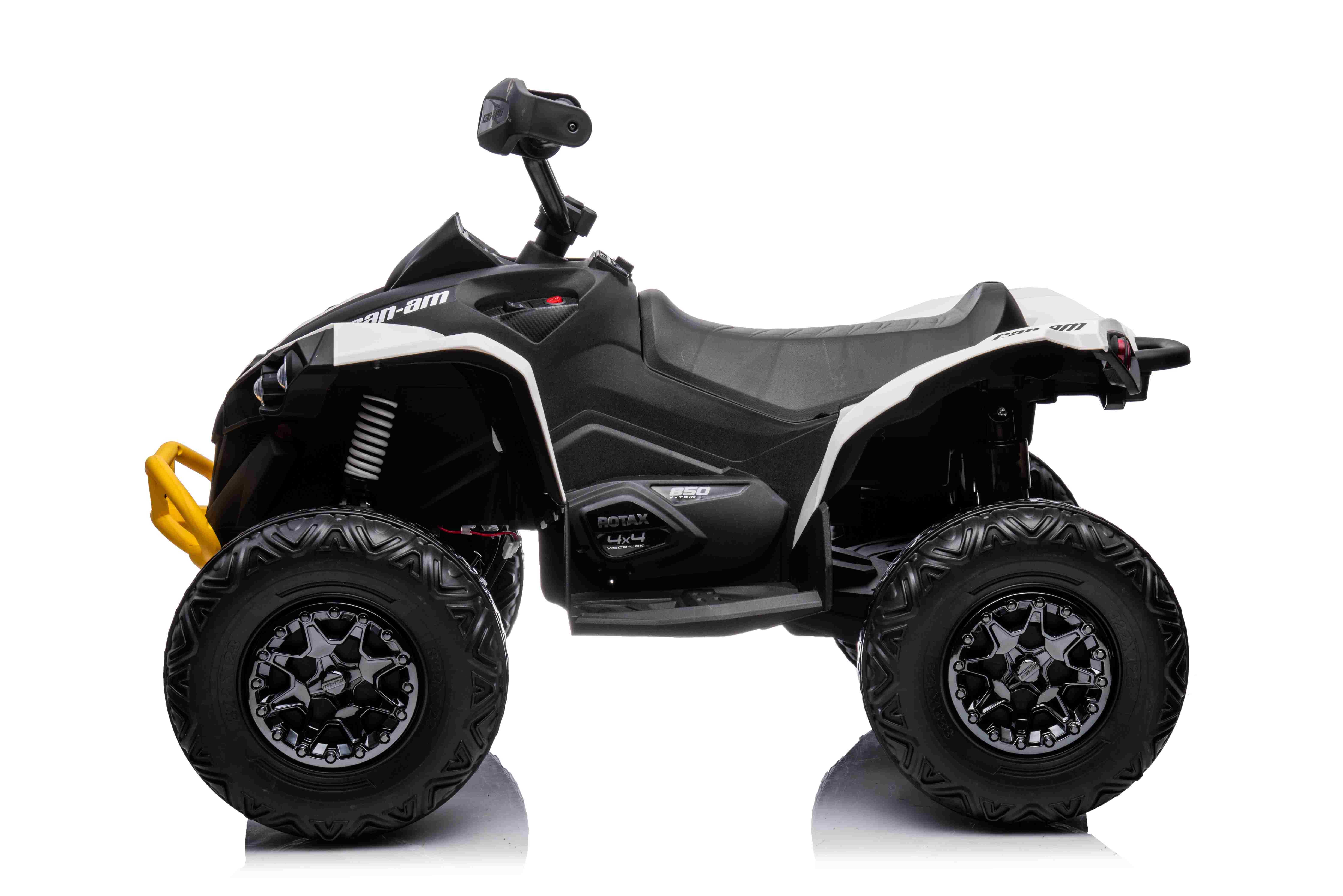 Keturratis Maverick ATV, baltas