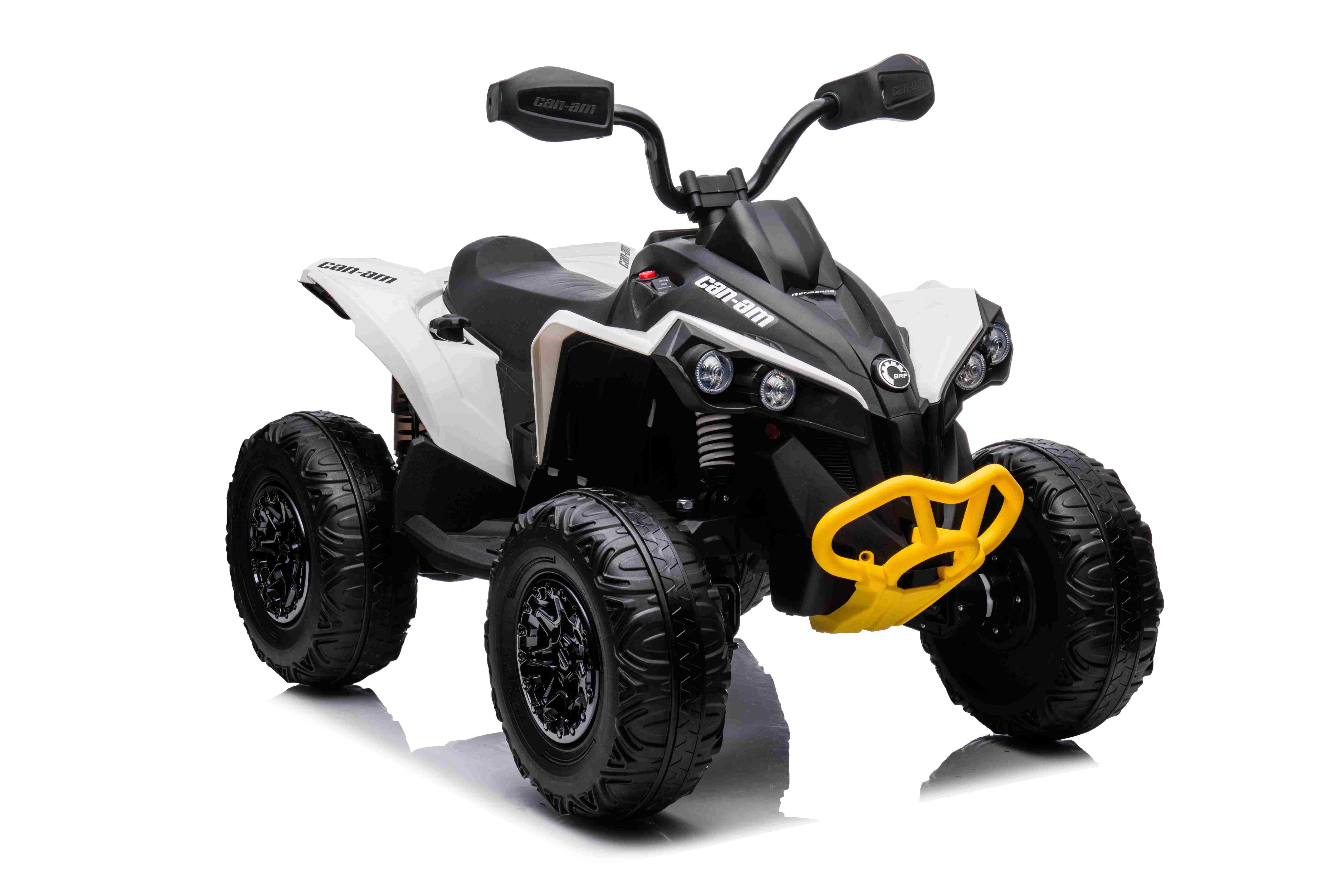 Keturratis Maverick ATV, baltas