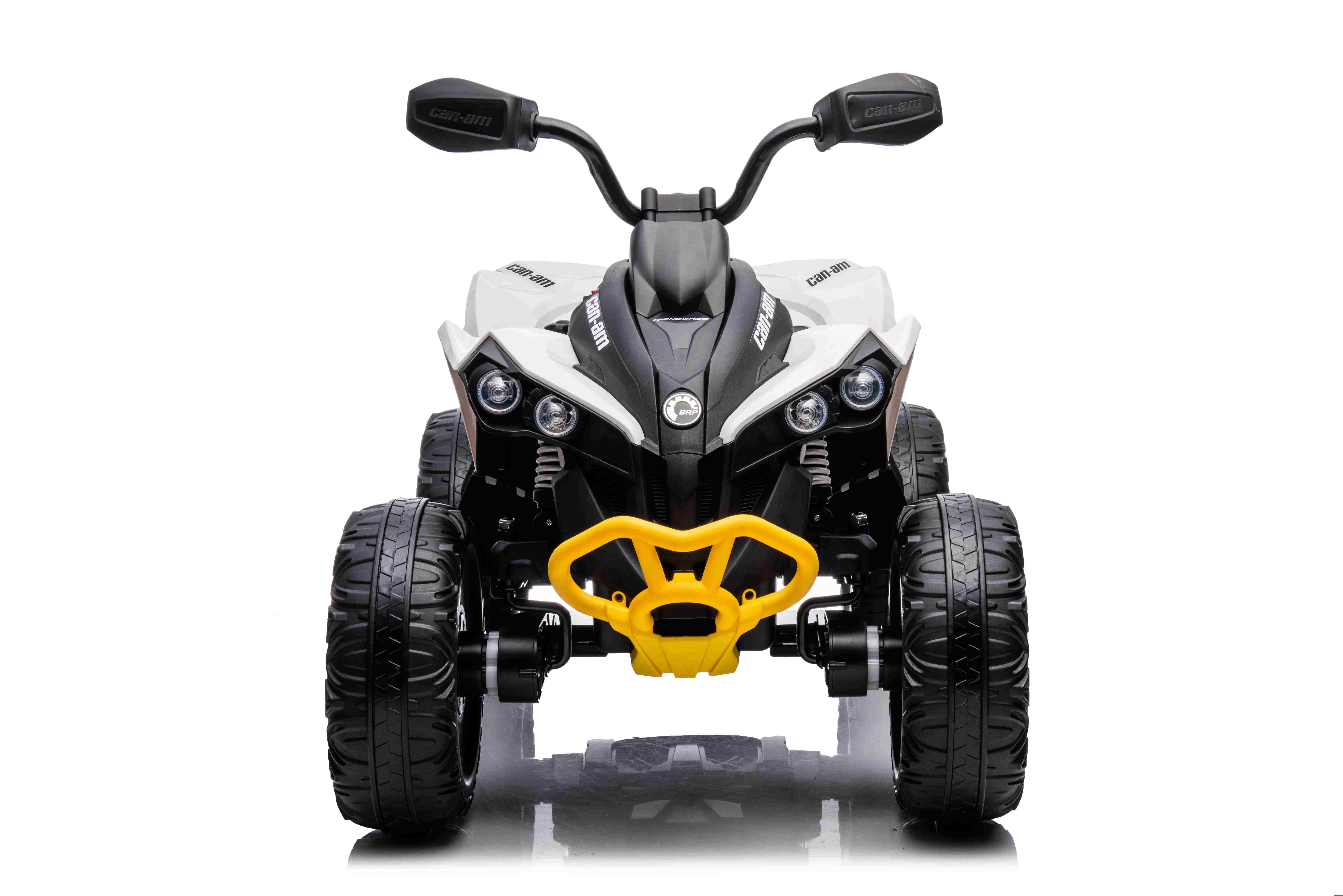 Keturratis Maverick ATV, baltas