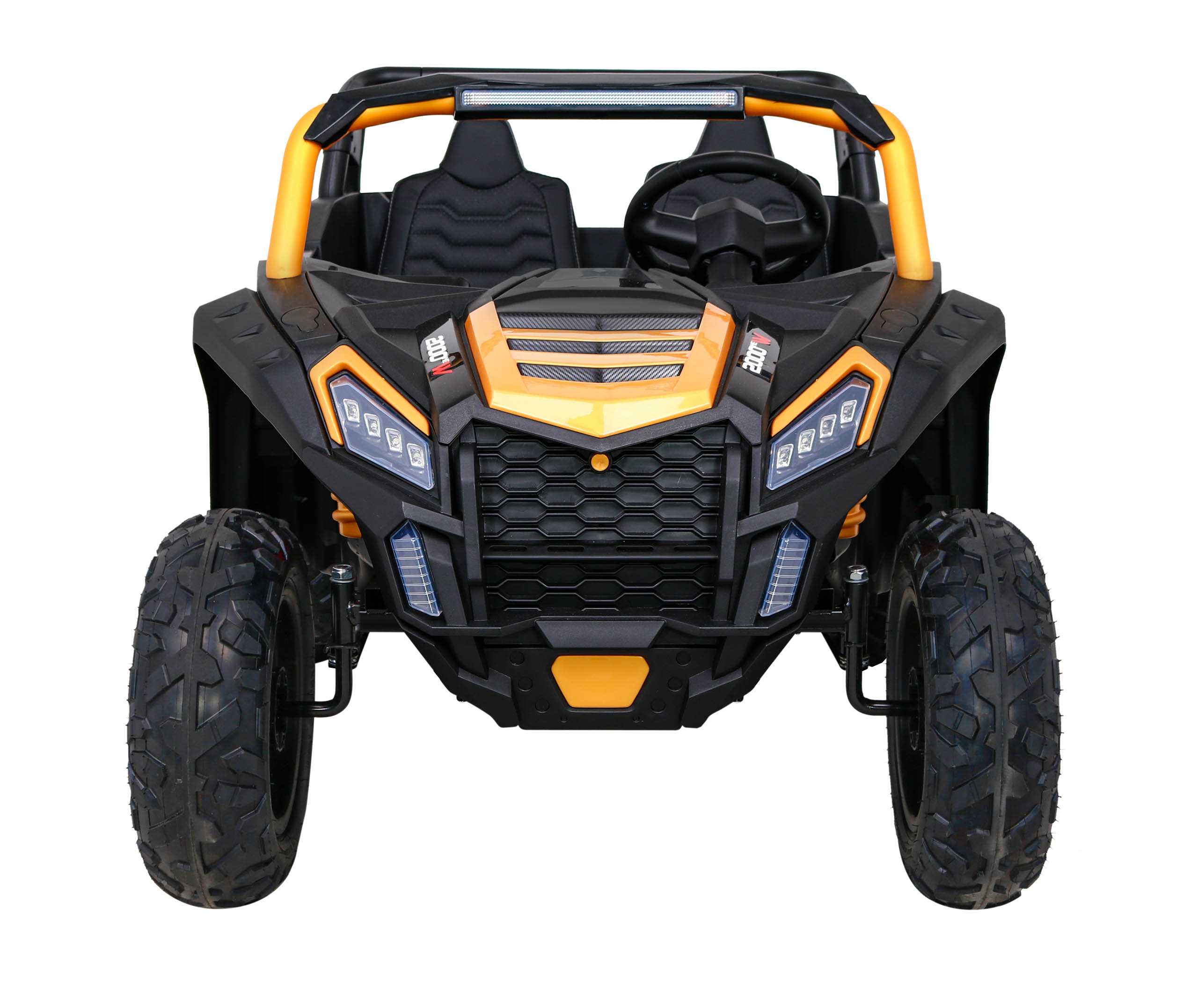 Dvivietis keturratis Buggy ATV Strong Racing, oranžinis