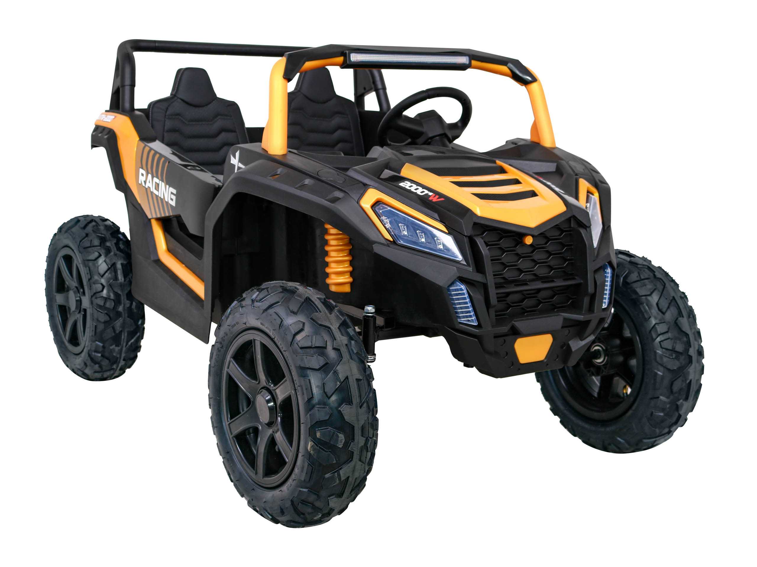 Dvivietis keturratis Buggy ATV Strong Racing, oranžinis