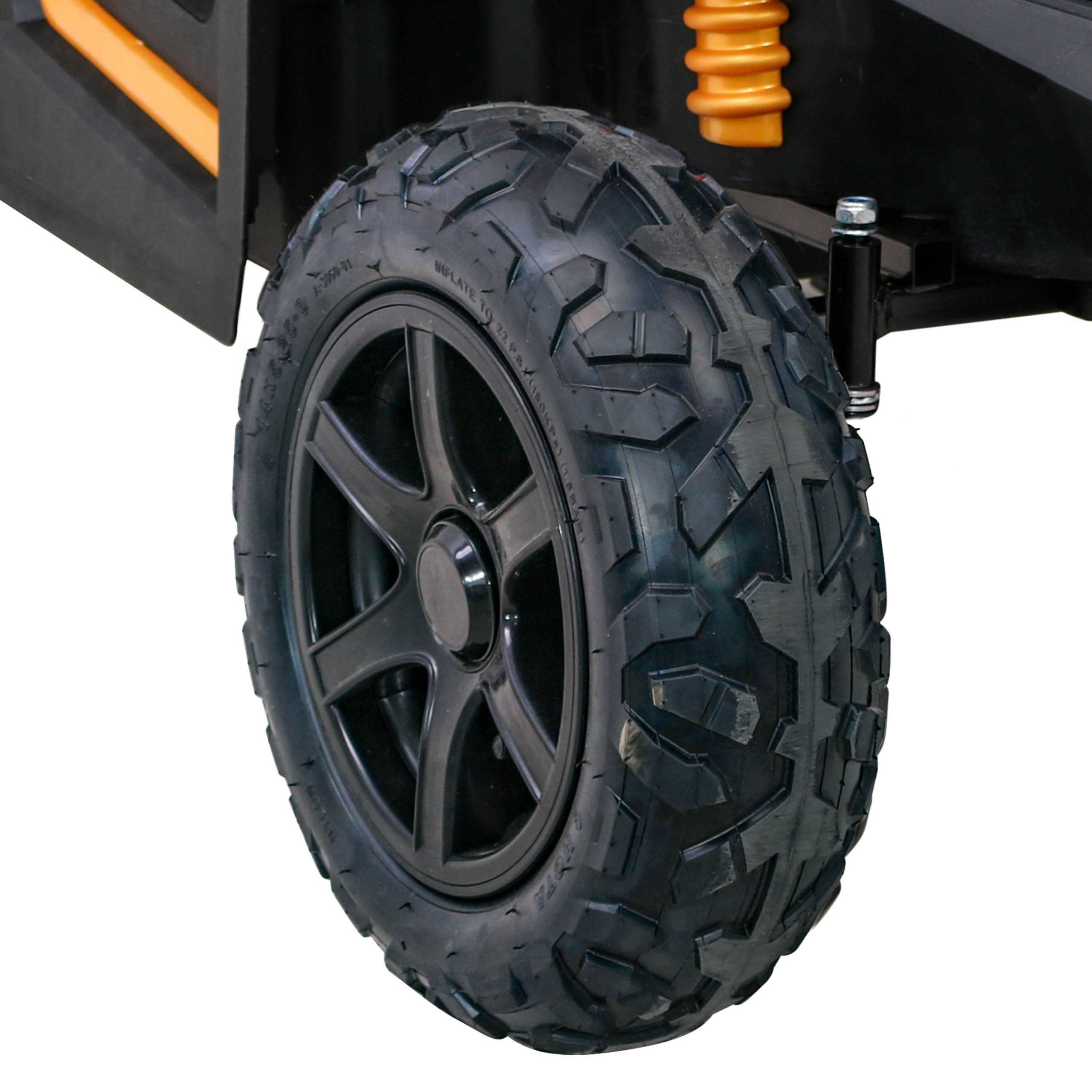 Dvivietis keturratis Buggy ATV Strong Racing, oranžinis