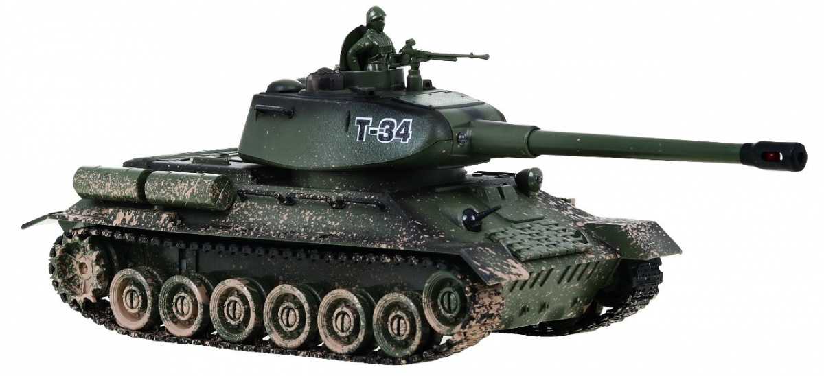 Nuotoliniu būdu valdomas tankas T-34, kamufliažas