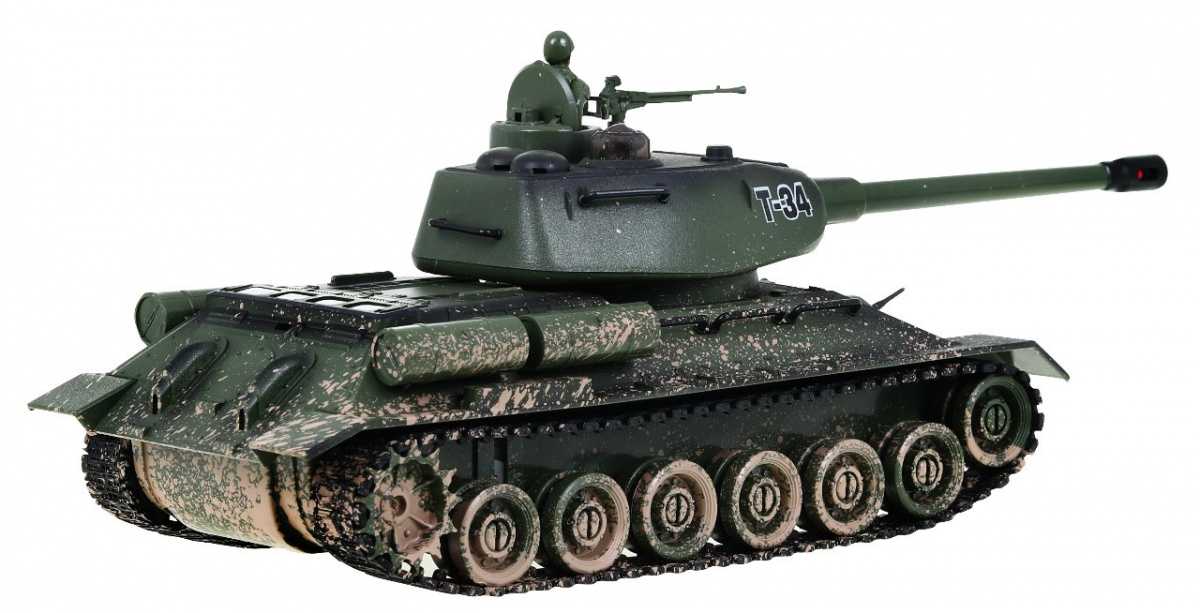 Nuotoliniu būdu valdomas tankas T-34, kamufliažas