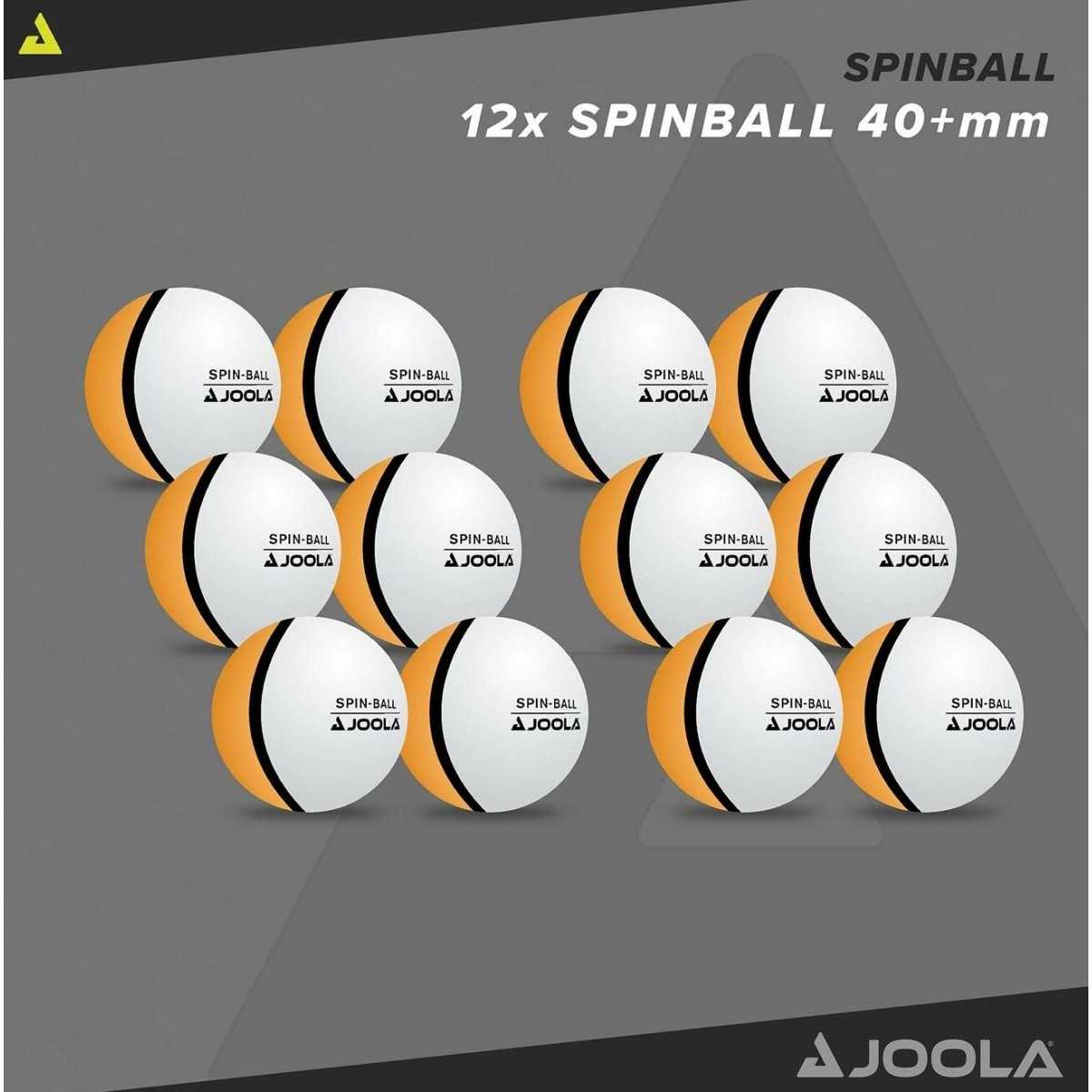 Joola Spin Ball stalo teniso kamuoliukų rinkinys, 12 vnt. 