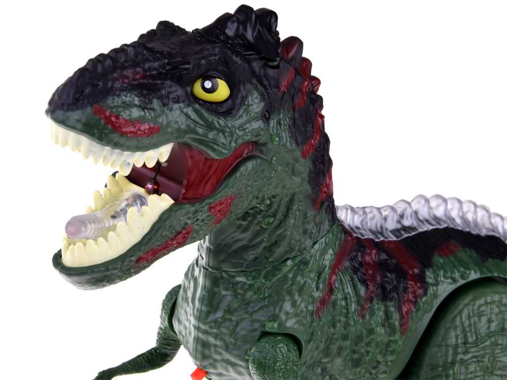 Nuotoliniu būdu valdomas dinozauras T-REX 2in1, žalias