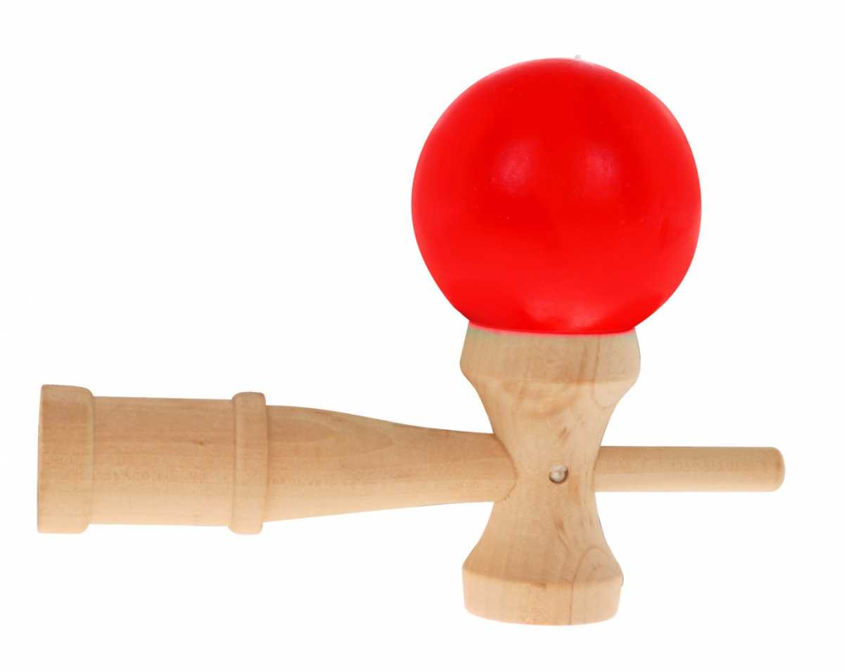 Žaidimas Kendama, raudonas