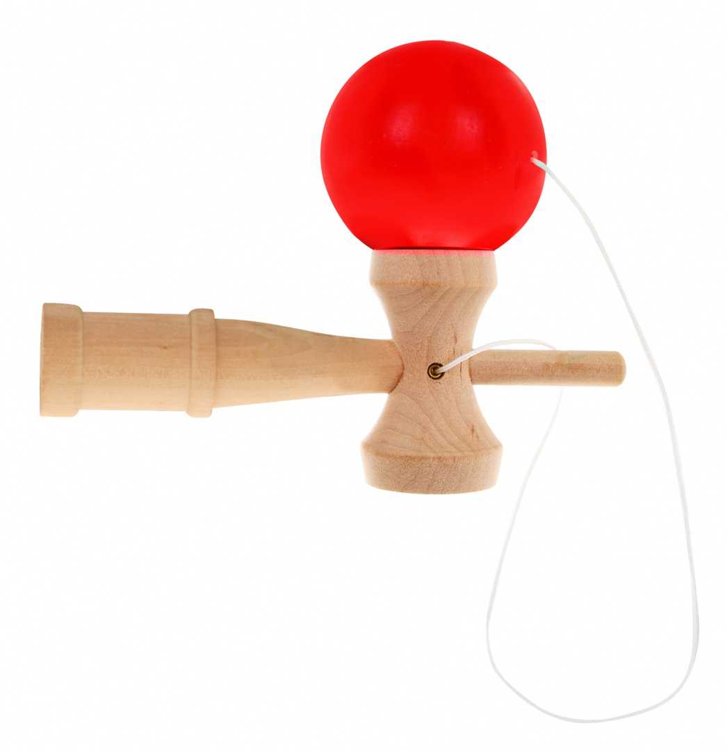 Žaidimas Kendama, raudonas