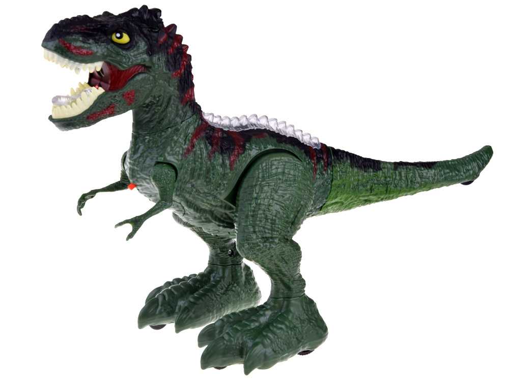 Nuotoliniu būdu valdomas dinozauras T-REX 2in1, žalias