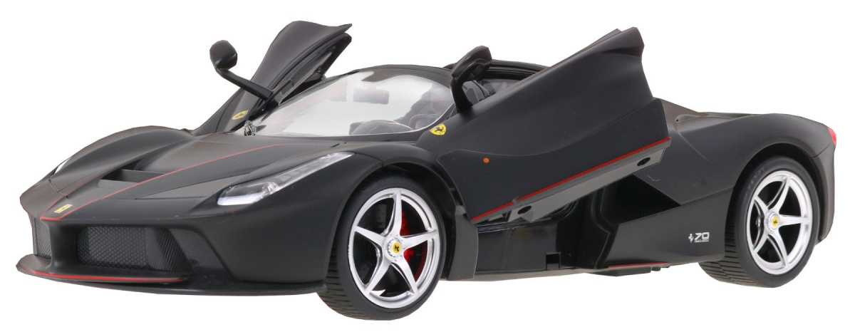 Nuotoliniu būdu valdomas automobilis Ferrari LaFerrari Aperta, juodas