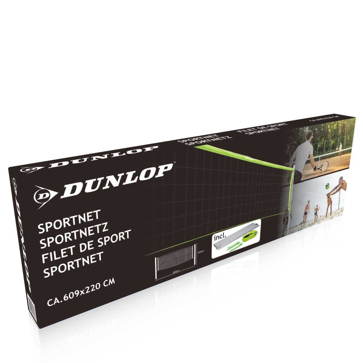 Dunlop badmintono-tinklinio tinklas 609x220cm