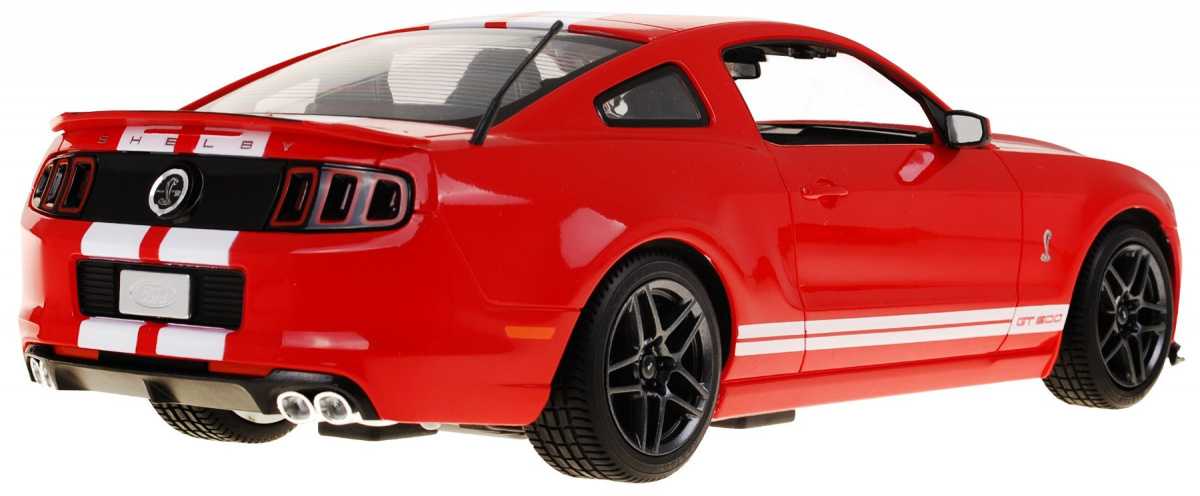 Nuotoliniu būdu valdomas automobilis Ford Shelby Mustang GT500, 1:14, raudonas