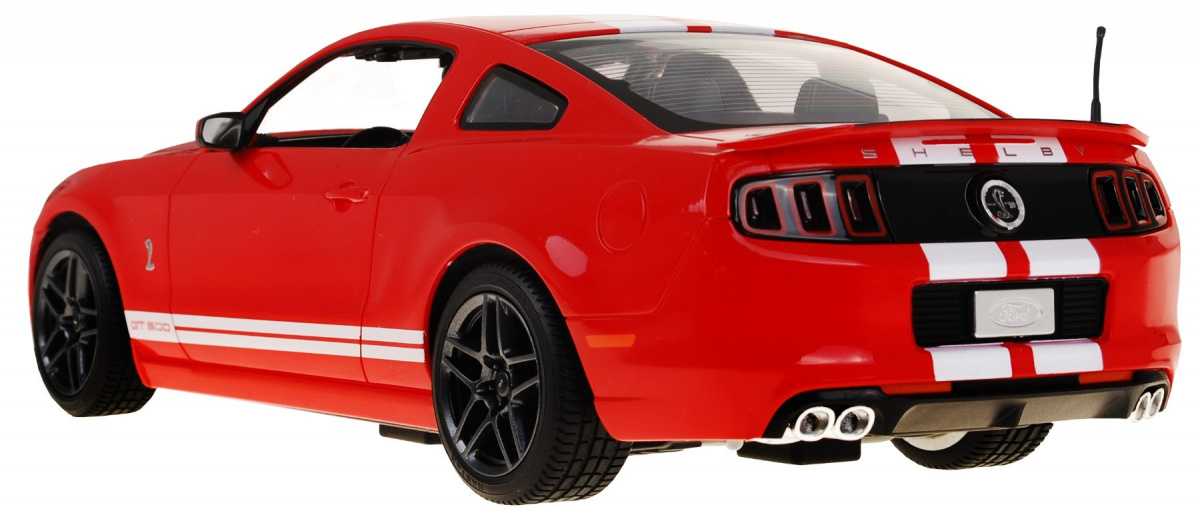 Nuotoliniu būdu valdomas automobilis Ford Shelby Mustang GT500, 1:14, raudonas