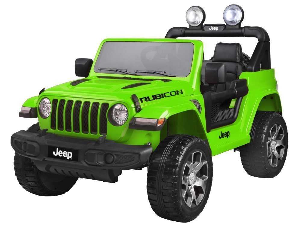 Vaikiškas  elektromobilis JEEP Wrangler Rubicon, baltas