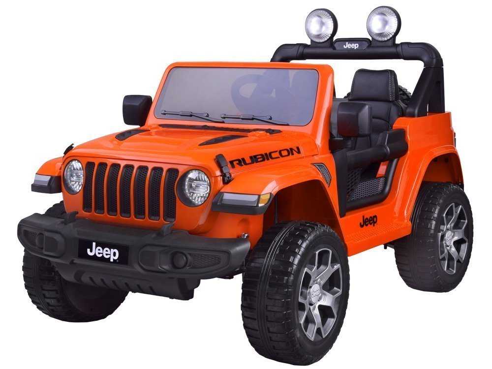 Vaikiškas  elektromobilis JEEP Wrangler Rubicon, baltas