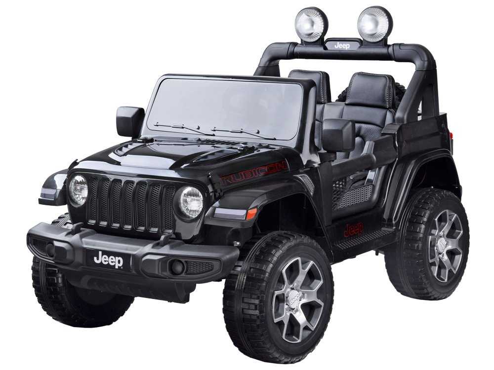 Vaikiškas  elektromobilis JEEP Wrangler Rubicon, baltas