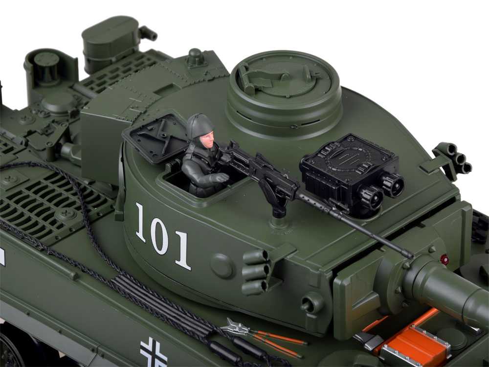 Didelis tankas GERMAN TIGER, žalias