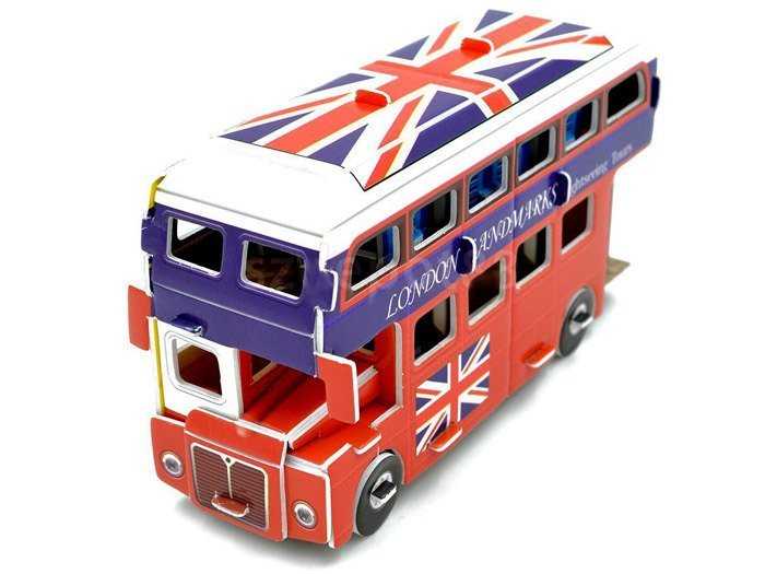 3D dėlionė Londono autobusas