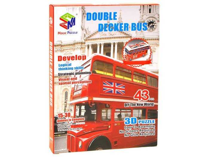 3D dėlionė Londono autobusas