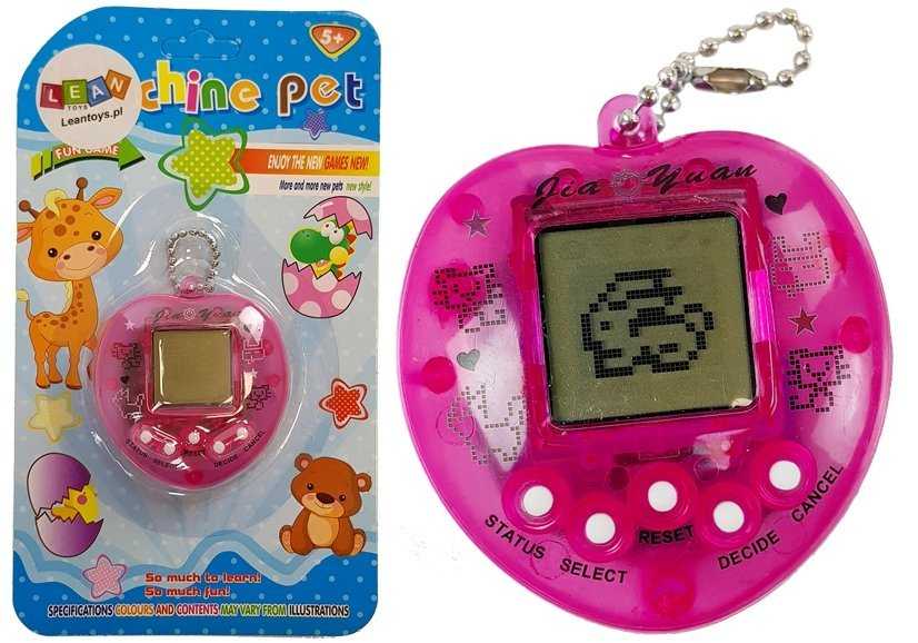 Elektroninis žaidimas Tamagotchi, rožinis