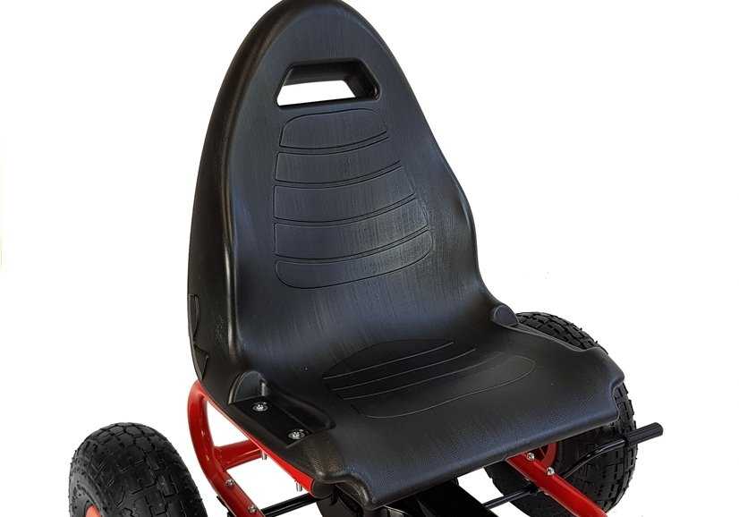 Pedalais minamas kartingas Gokart A-18, raudonas