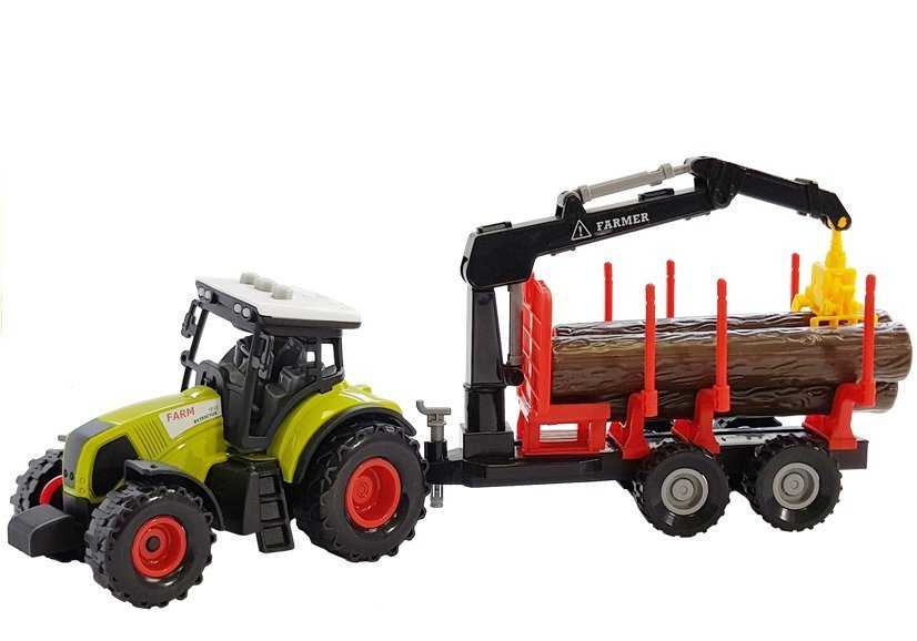 Žaislinis traktorius su priekaba Farm Truck Set