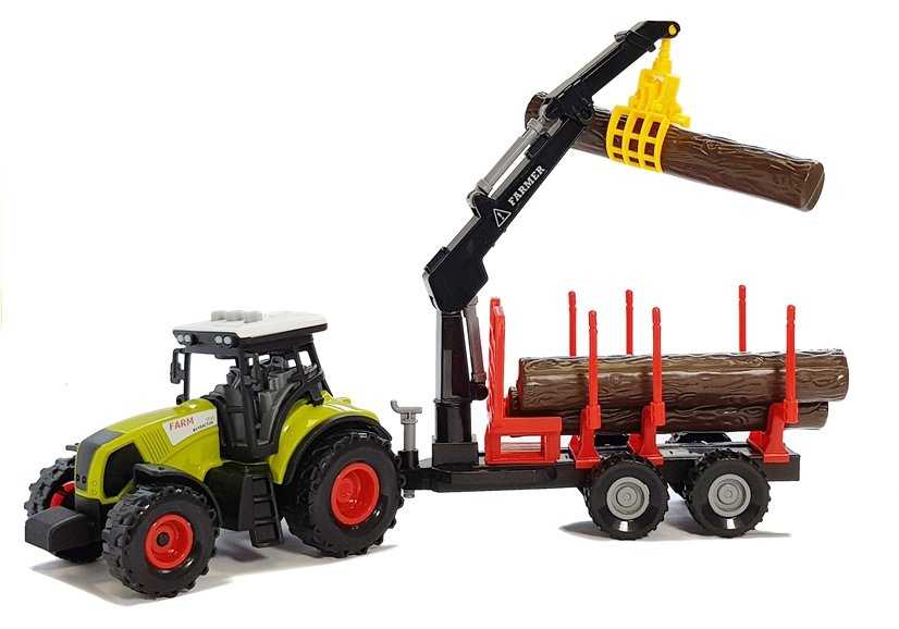 Žaislinis traktorius su priekaba Farm Truck Set