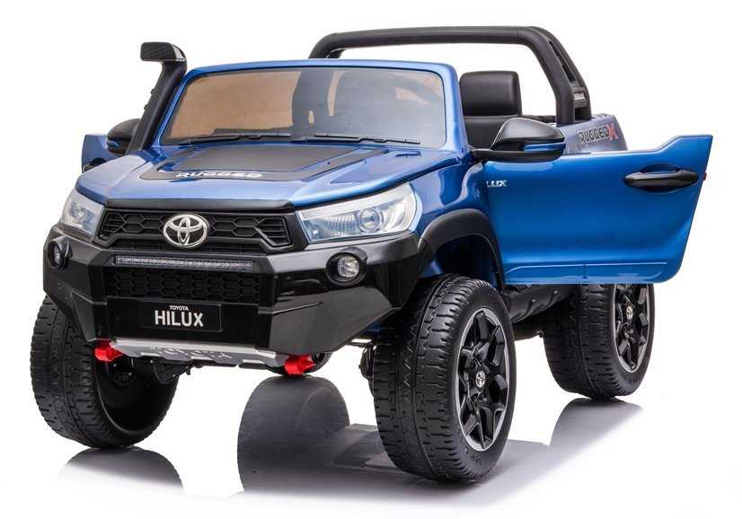 Dvivietis elektromobilis Toyota Hilux , lakuotas mėlynas