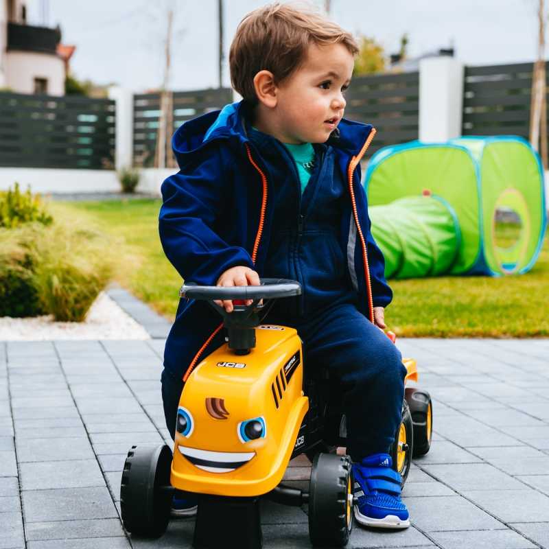 Paspiriamas traktoriukas Falk, oranžinis