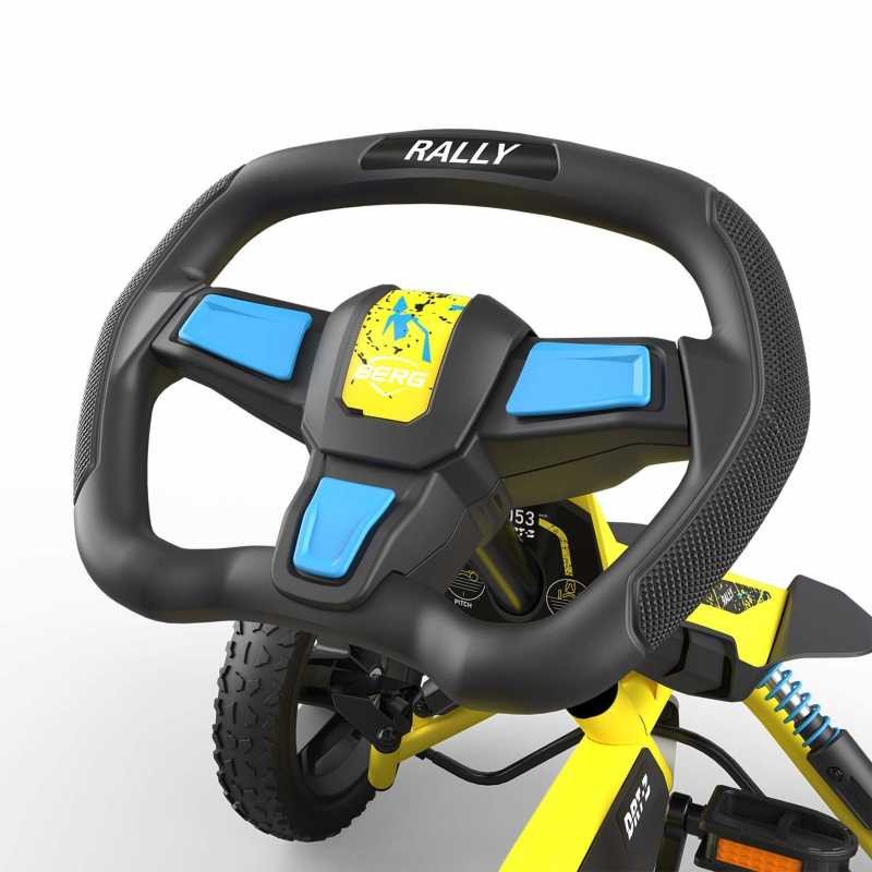 RALLY DRT Yellow BFR-3 pedalinis kartingas 		