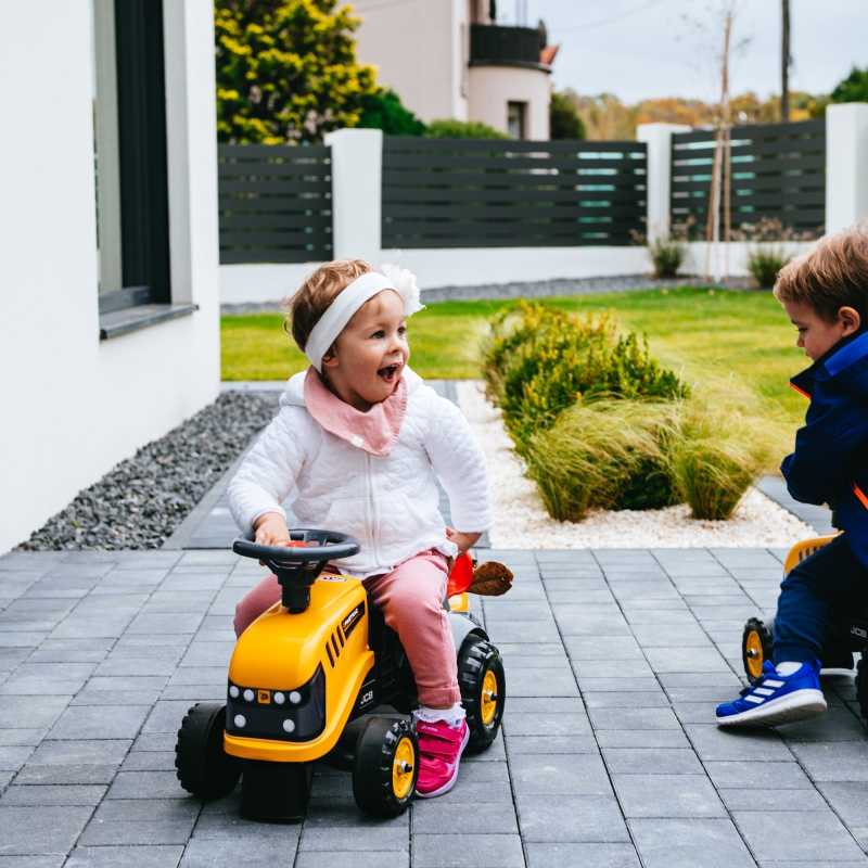 Paspiriamas traktoriukas Falk, oranžinis