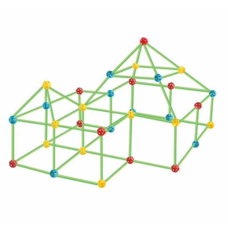 Didelis konstruktorius šviečiantis tamsoje - Palapinė, 128 elementai