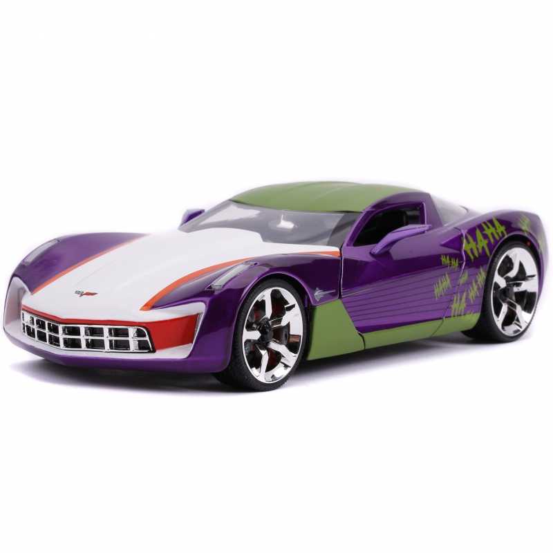 Džokerio figūrėlė su automobiliu, DC comics, 1:24					