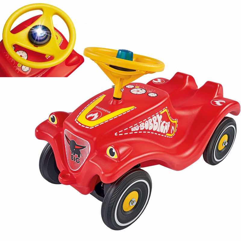 Paspiriamas automobilis New Bobby Car Firemans Rider