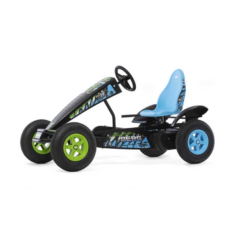 Pedalais minamas kartingas - Berg X-ite Go-Kart, juodas						