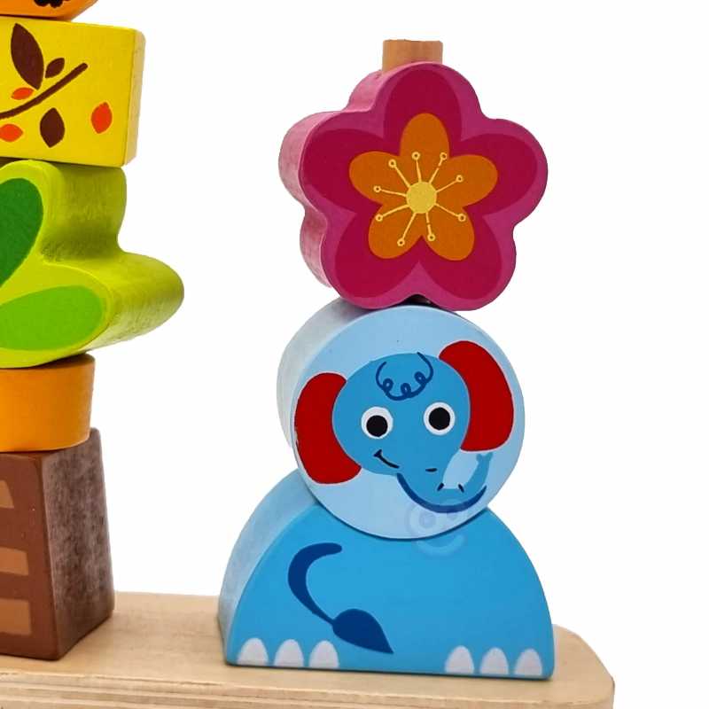 Medinė balansavimo dėlionė Tooky toy