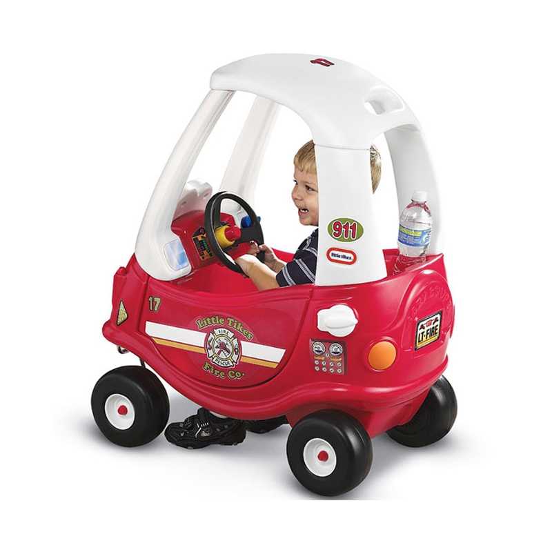 Paspiriamas automobilis Cozy Coupe Fire Brigade Rider