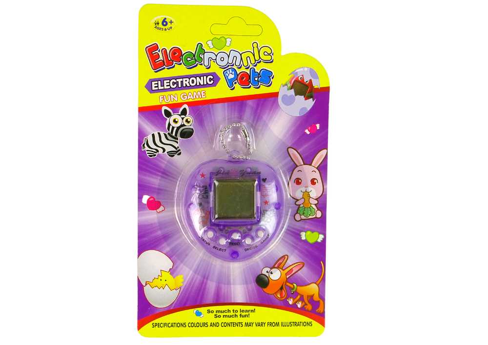 Elektroninis žaidimas Tamagotchi, violetinis