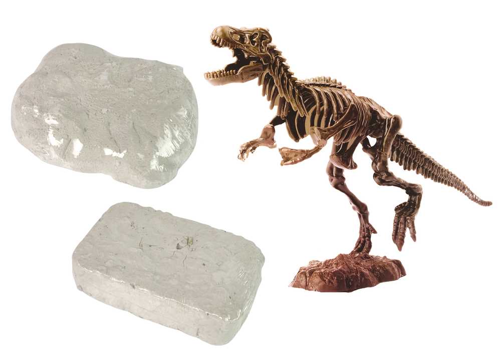 Archeologijos kasinėjimų rinkinys - dinozauro skeletas