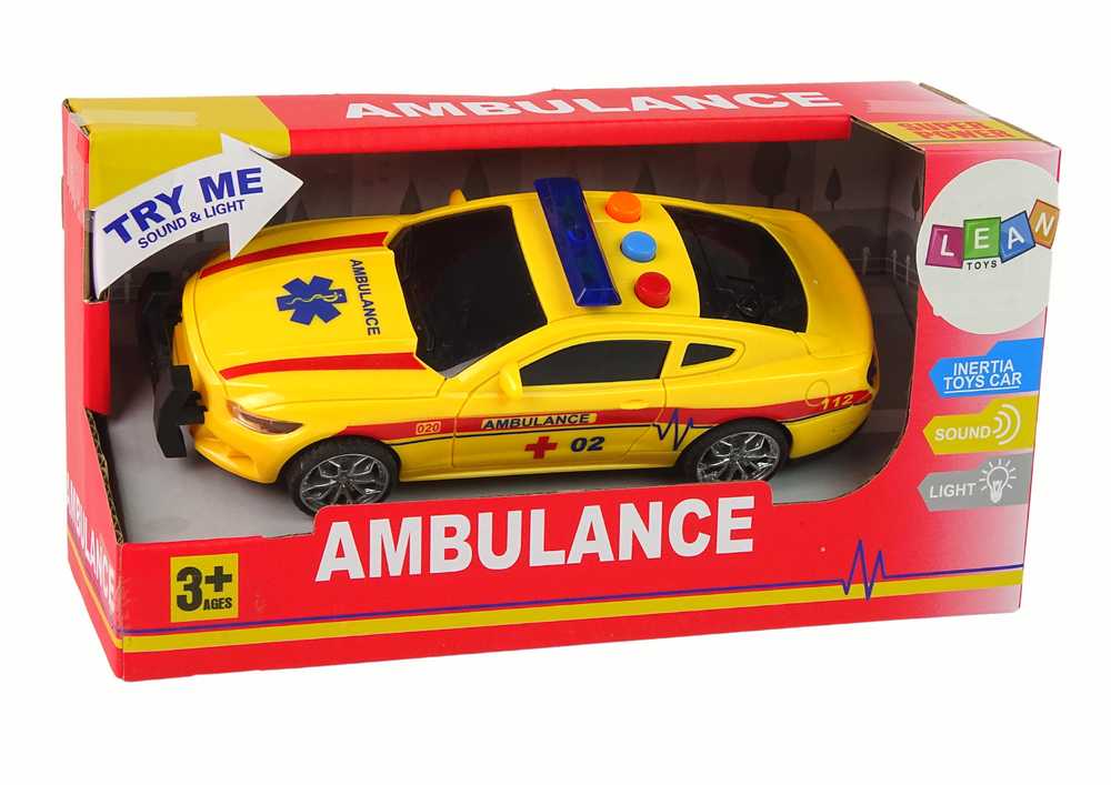 AMBULANCE sportinio tipo greitosios pagalbos automobilis