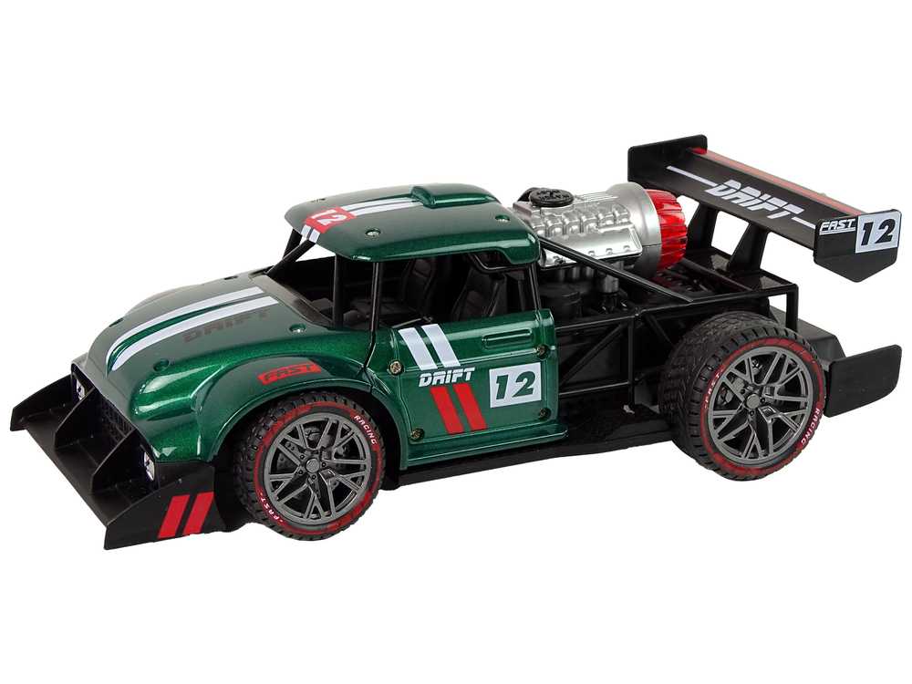 BRAVE nuotoliniu būdu valdomas sportinis automobilis R/C 1:16, žalias