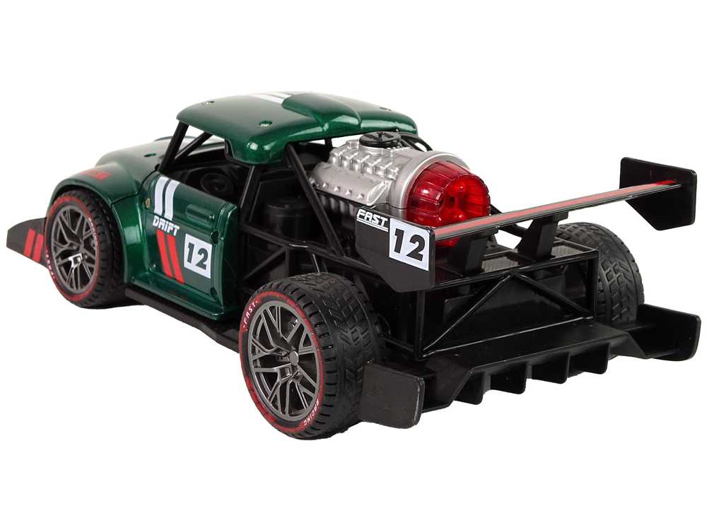 BRAVE nuotoliniu būdu valdomas sportinis automobilis R/C 1:16, žalias