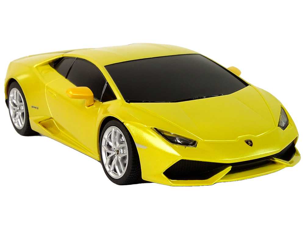 Nuotoliniu būdu valdomas automobilis Lamborghini Huracan, 1:24, geltonas