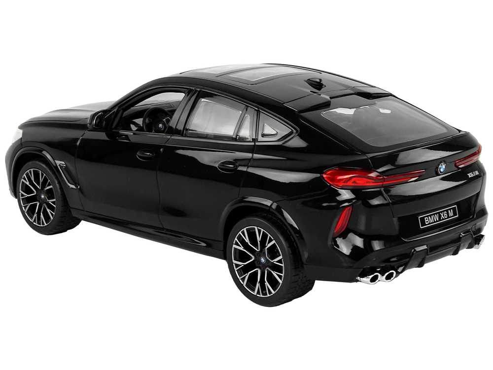 Nuotoliniu būdu valdomas automobilis Bmw X6 M, 1:14, juodas